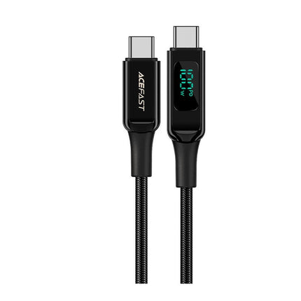 ACEFAST 100 W Type-C To Type-C Cable, 2 M - Black