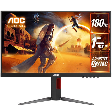 AOC 24G4 24" FHD 180Hz, 1ms, IPS, HDMI 2.0 Gaming Monitor - Black