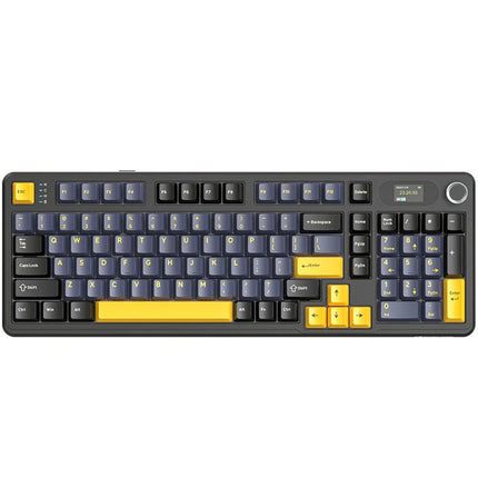ATTACK SHARK X98PRO Tri-Mode (USB-C/2.4G Wireless/Bluetooth) 99% Wireless Mechanical Gaming Keyboard with 1.5" LED Matrix Screen & Knob
