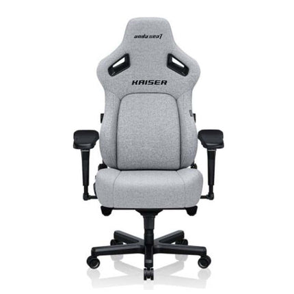 Andaseat Kaiser 4 Large Fabric Gaming Chair - Grey Fabric