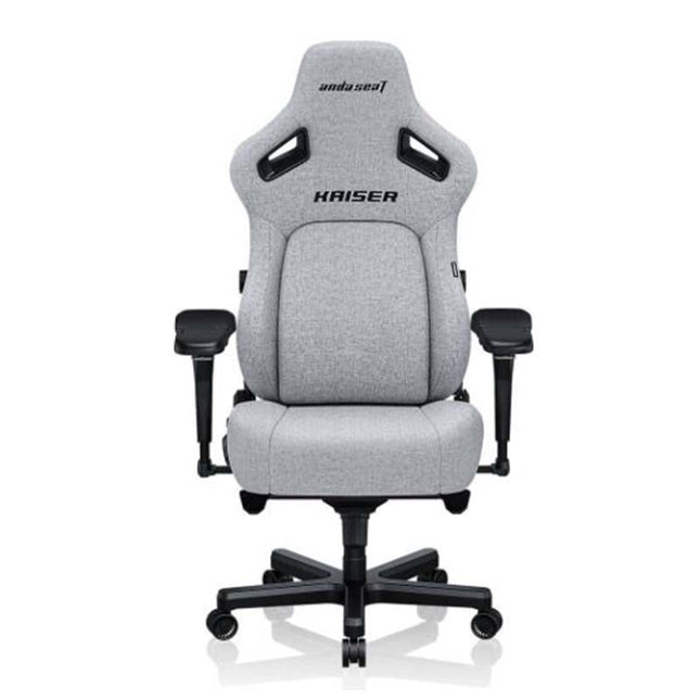 Andaseat Kaiser 4 Large Fabric Gaming Chair - Grey Fabric