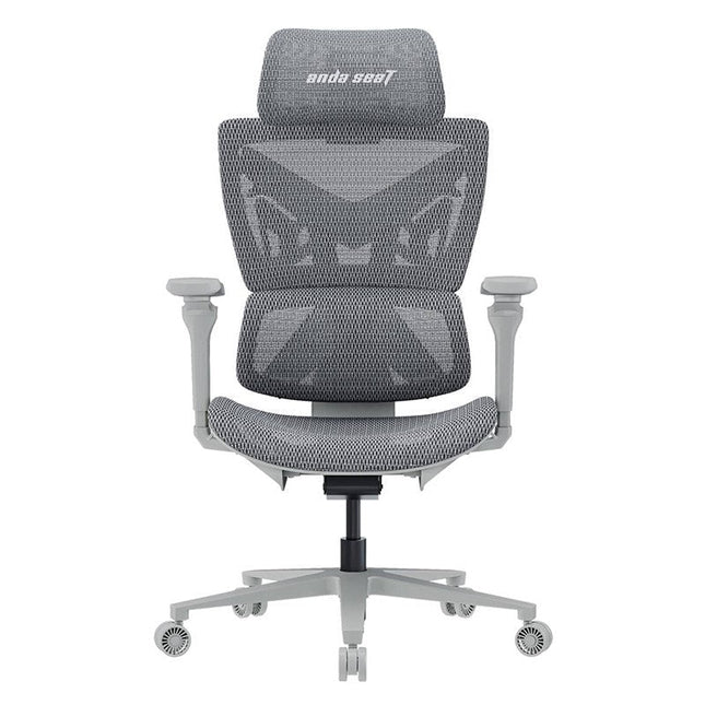 Andaseat X-Air Pro Mesh Gaming Chair, PA Plastic, Mesh Fabric, XL Size - White