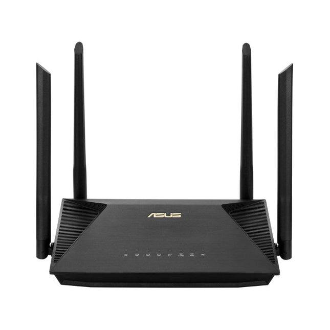 Asus AX1800 Dual Band Wi-Fi 6 (802.11ax) Router Supporting MU-MIMO and OFDMA Technology, with AiProtection Classic Network Security Powered by Trend Micro, Compatible with Asus AiMesh Wi-Fi System