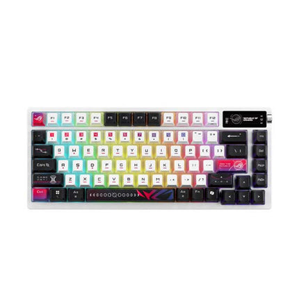 Asus ROG M704 AZOTH X 75%, NX Mechanical Switch Wireless Gaming Keyboard, White - Arabic Layout