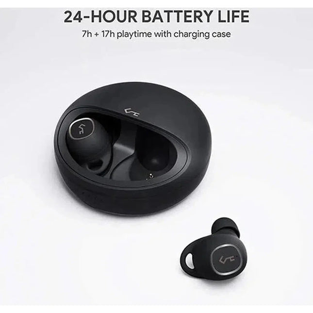 AUKEY True Wireless Earbuds with Rechargeable Case - Black
