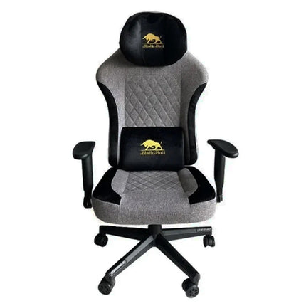 Black Bull Gaming Chair With Molded Headrest Up & Down - Fabric