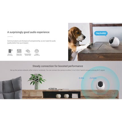 Ezviz C6 4mm Indoor Smart Camera – White