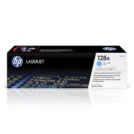 HP 128A Cyan Original LaserJet Toner Cartridge
