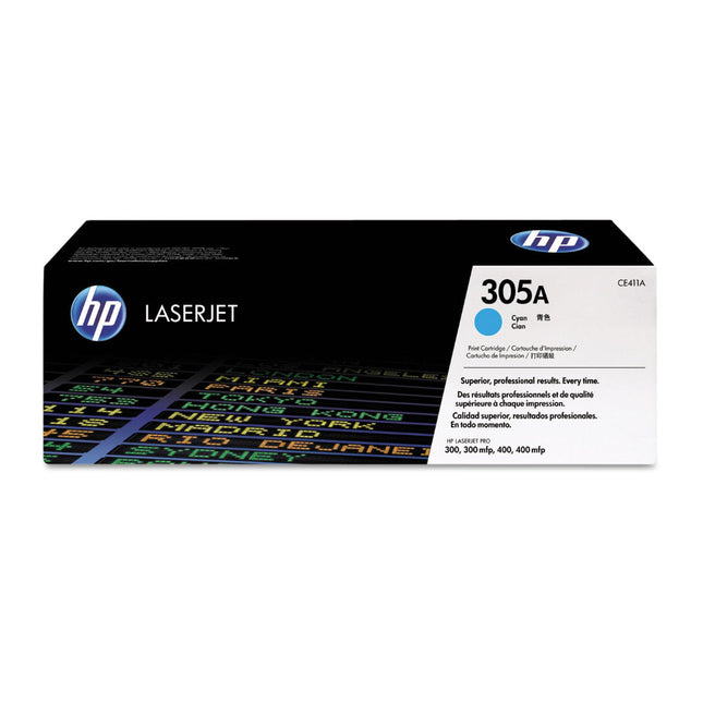 HP 305A Cyan Original LaserJet Toner Cartridge