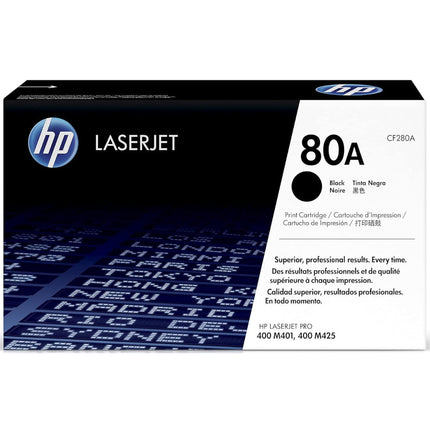 HP 80A Black Original LaserJet Toner Cartridge