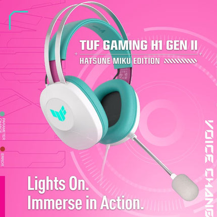 Asus A303 TUF Gaming H1 GEN II Hatsune Miku Edition Wired Gaming Headset