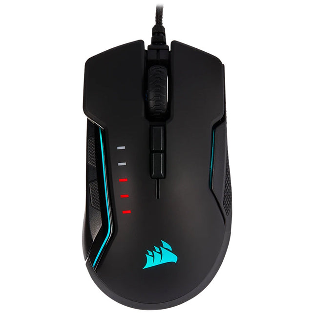 Corsair GLAIVE RGB PRO Wired Gaming Mouse - Aluminum