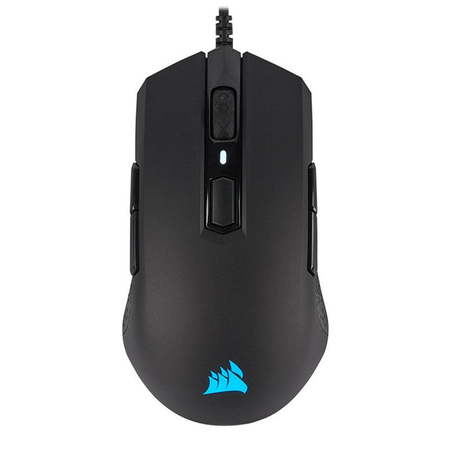 Corsair M55 RGB PRO, Optical, 12000DPI Ambidextrous Multi-Grip Gaming Mouse - Black