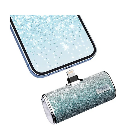 iWalk Link Me Plus Pocket Battery 4500mAh For iPhone - Blue Diamond