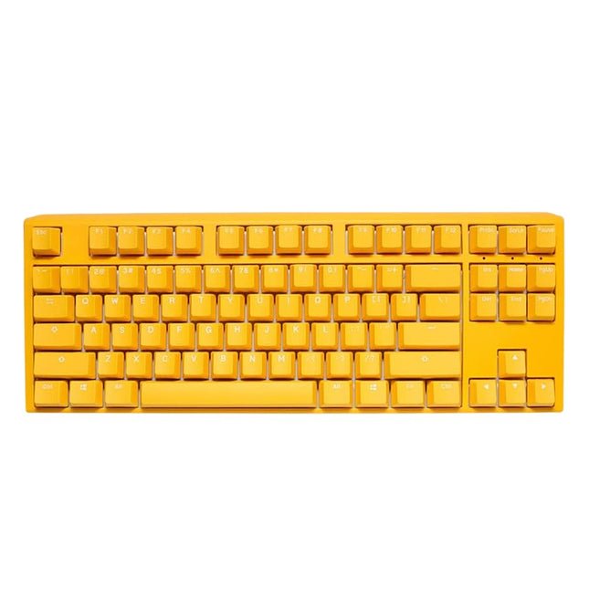 DUCKY ONE 3 YELLOW TKL HOT SWAP Wired RGB Mechanical Gaming Keyboard Cherry MX Red Switches