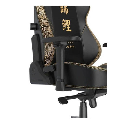 DXRacer Craft Series KOI XL Gaming Chair, EPU Leatherette – Koi Fish Black