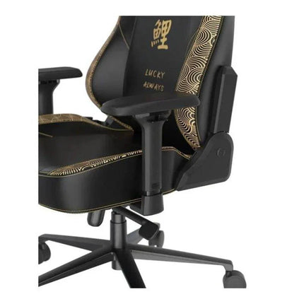 DXRacer Craft Series KOI XL Gaming Chair, EPU Leatherette – Koi Fish Black