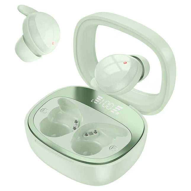 HOCO EW65 Shadow true wireless sleep BT headset - green