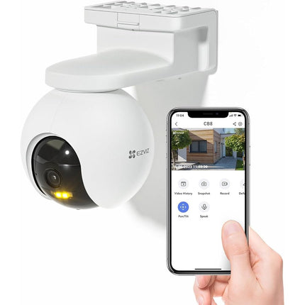 Ezviz HB8 2K Pan & Tilt Wi-Fi Camera, CS-HB8-4MP - White