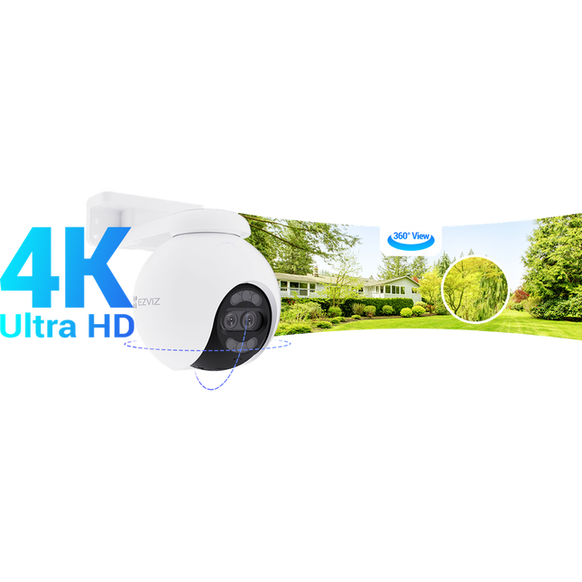 Ezviz H80x Dual 4K Pan & Tilt Wi-Fi Camera