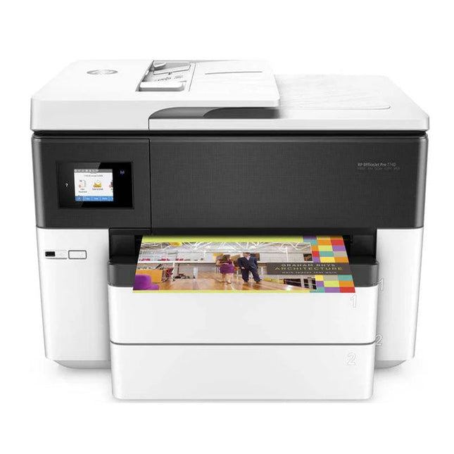 HP Color OfficeJet Pro 7740 Wide Format All-in-One Wireless Printer,HP ePrint,Apple AirPrint,Google Cloud Print,1 Yr