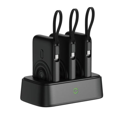 Gizzy 3 in 1 15W Wireless Magsafe Power Bank Combo 10000mAh