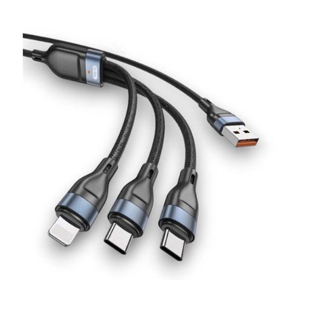Go-Des 3 in 1 Fast Charging Cable