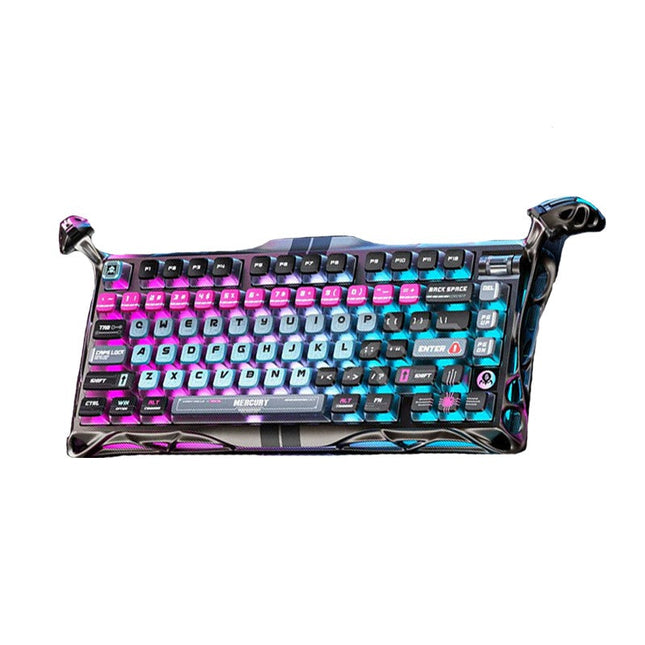 Gravastar Mercury V75 Pro 75% Hall Effect Magnetic Switch Gaming Keyboard - Cyberpunk