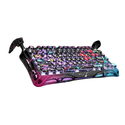 Gravastar Mercury V75 Pro 75% Hall Effect Magnetic Switch Gaming Keyboard - Neon Graffiti