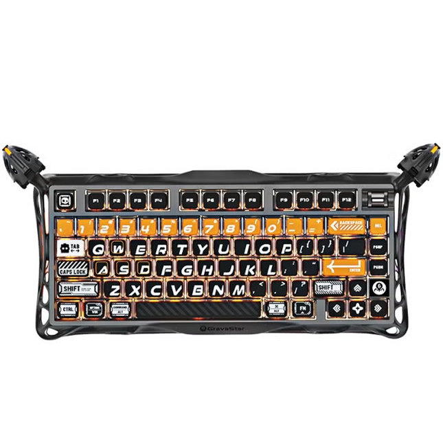 GravaStar Mercury K1 Pro 75% Wireless Mechanical Gaming Keyboard - CyberFlare