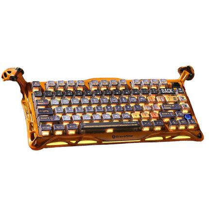 GravaStar Mercury K1 Pro 75% Wireless Mechanical Gaming Keyboard Special Edition - Worn Yellow