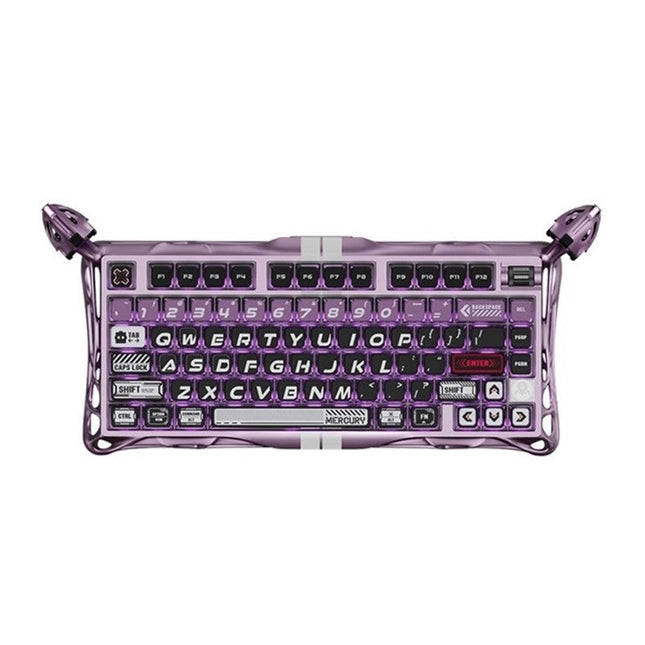 GravaStar Mercury V75 Pro 75% Hall Effect Magnetic Switch Gaming Keyboard - Iron Purple
