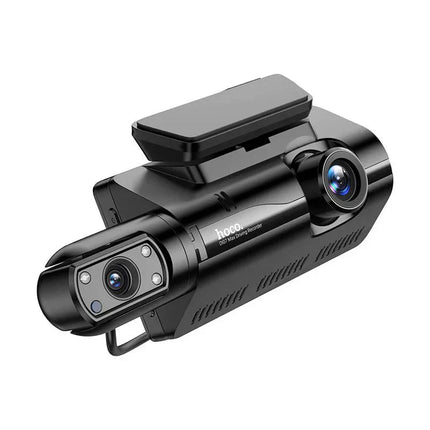 Hoco Di07 Dual Camera Driving Recorder - 200mAh / 2.5" Inch / USB / Wired - Black
