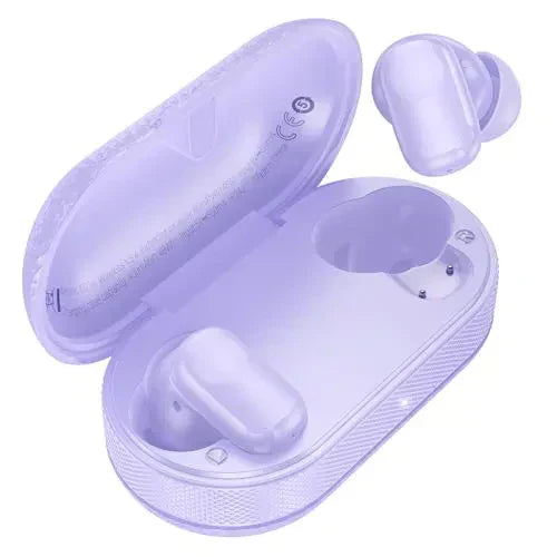 Hoco Duke V TWS Earphones True Wireless Bluetooth 5.3 with Charging Case - Purple