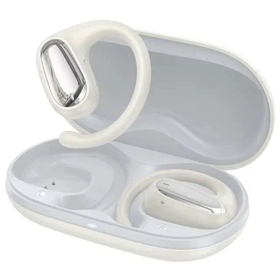 Hoco EA4 Cloud open true wireless sleep BT headset - milky white