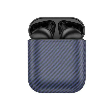 Hoco EW41 Plus True wireless stereo headset(carbon fiber pattern version) - blue