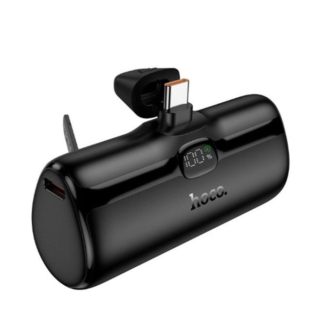 Hoco 5000mAh Mini Pocket Power Bank - Black