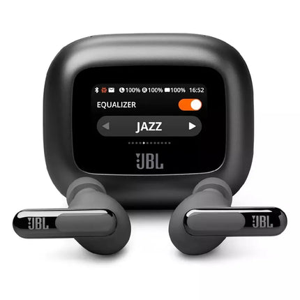 JBL Live Beam 3 True Wireless Earbuds with Screen – Black