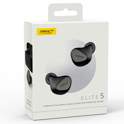 Jabra Elite 5 True Wireless Earbuds Titanium Black