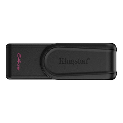 Kingston 64 GB Portable USB 3.2 Gen 1 DataTraveler Exodia S, USB Flash Drive - Black/Black