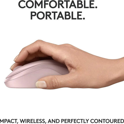 Logitech Mouse M240 Ambidextrous Bluetooth - Rose Gold