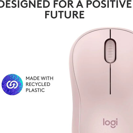 Logitech Mouse M240 Ambidextrous Bluetooth - Rose Gold