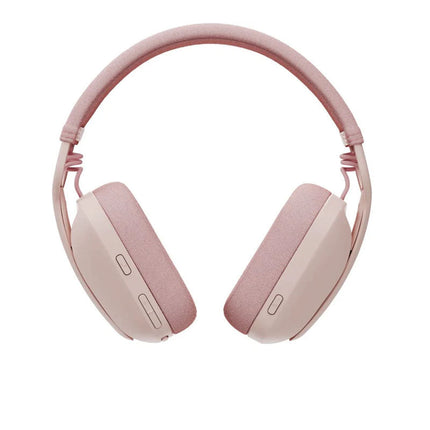 Logitech Zone Vibe 100 Wireless Headset, 40mm Audio Drivers, Bluetooth Connectivity, Upto 30 M Range, Flip-to-Mute Noise-Canceling Mic, 20 Hr Battery Life, Memory Foam & Fabric Cushioning, USB-C