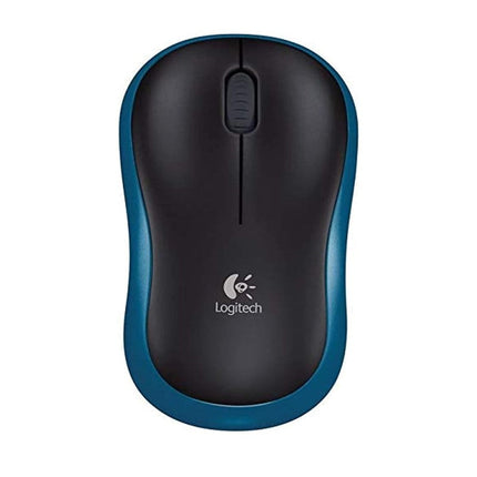 Logitech M185 Wireless Mouse - Black/Blue
