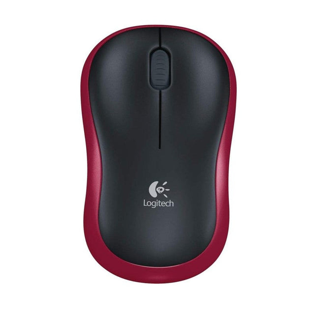 Logitech M185 Wireless Mouse - Red