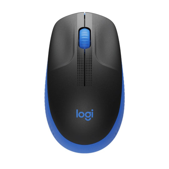 Logitech M190 Full-Size Wireless Mouse - Blue