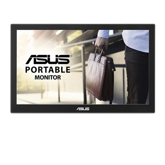 Asus MB168B Portable USB Monitor - 16"  (15.6" Viewable), HD, USB-Powered, Ultra-Slim, Smart Case