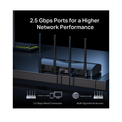 Mercusys BE3600 Dual Band Wi-Fi 7 Router