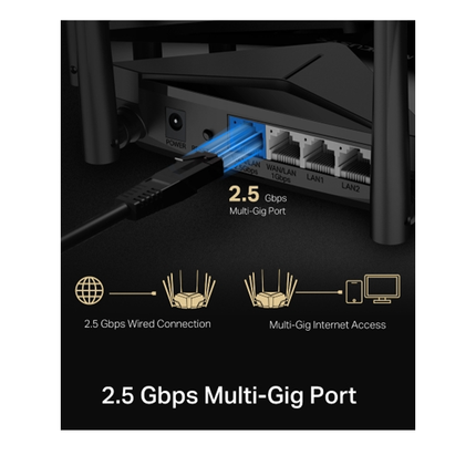 Mercusys AX6000 8-Stream Wi-Fi 6 Gaming Router
