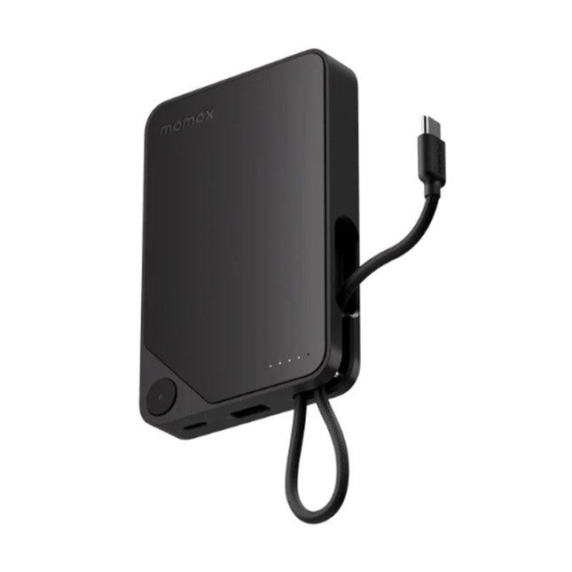 Momax 1-Power X Battery Pack, 10000mAh with Built-in USB-C Cable